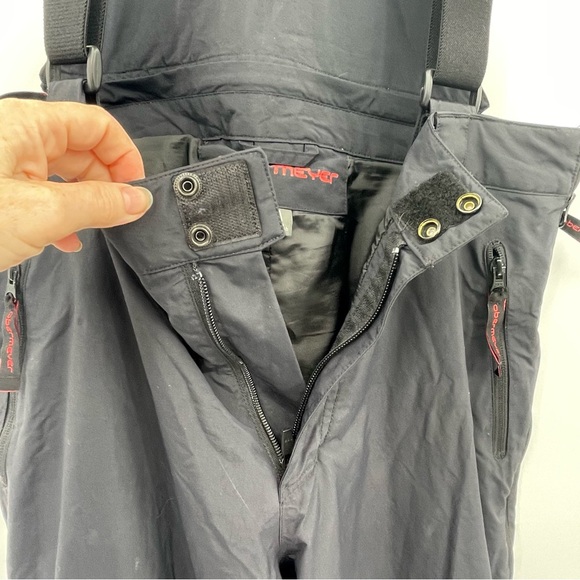 Obermeyer Snow Pants with removable Suspenders Black sz Medium - Picture 4 of 14